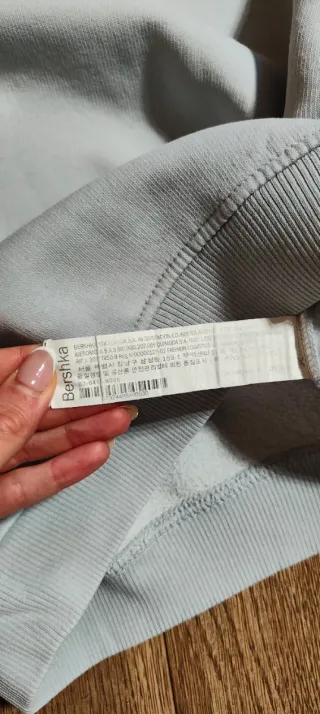 Felpa girocollo "Loose Fit" azzurra ragazzo