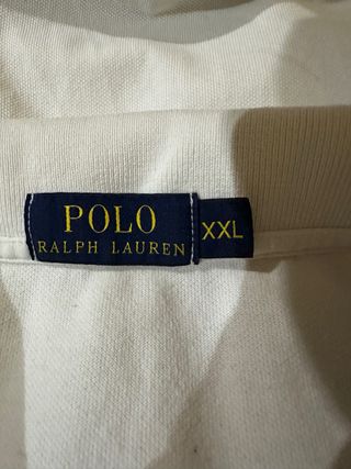 Polo Ralph Lauren Manga Larga Blanco XXL