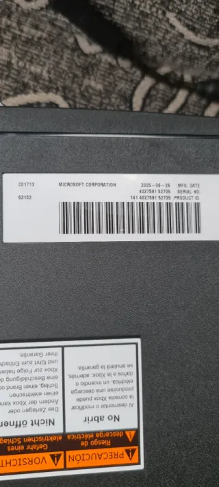 Xbox Classica Prima Generazione