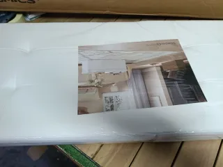 SONGMICS Puff Almancenaje, Banco Almacenaje Blanco