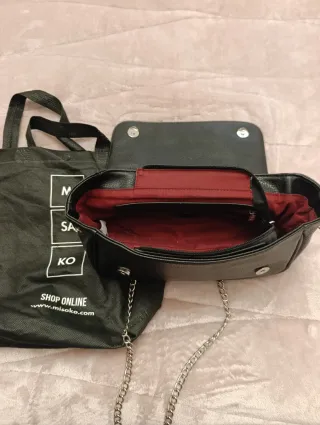 Bolso Misako Negro Cadena Estrellas