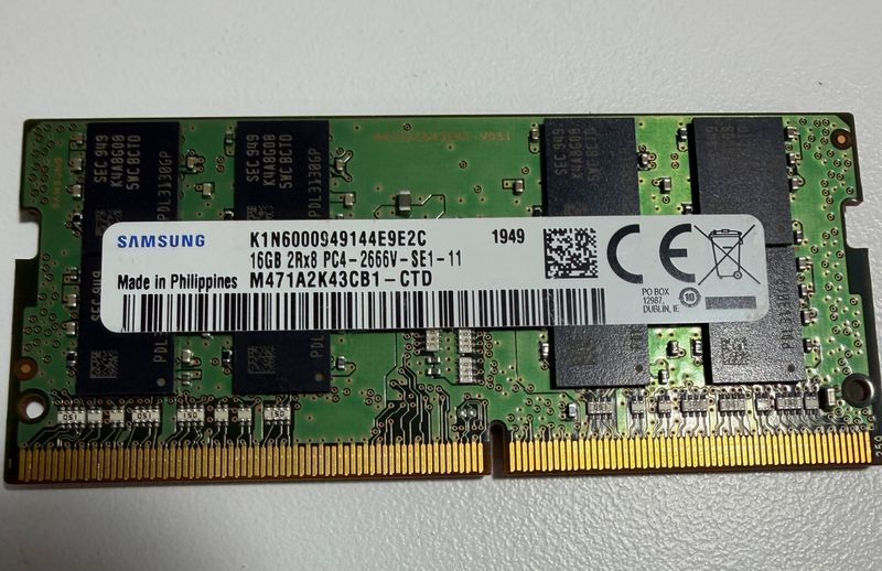 Samsung 16GB DDR4 2666 SODIMM