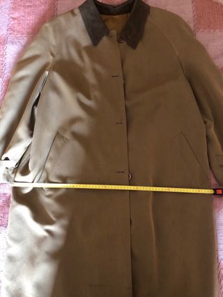 Gabardina verde oliva talla grande