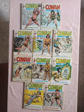 LOTE 10 COMICS CONAN VERTICE VOL.1