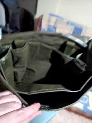 Bandolera militar camuflaje verde