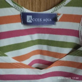 Camiseta tirantes Acces Aqua Talla M