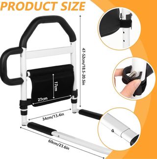 Barandilla de seguridad para cama ajustable