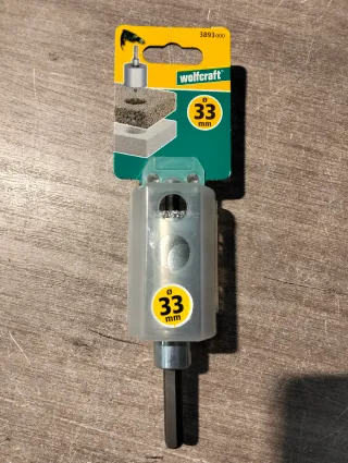 Wolfcraft Corona Perforación de varios diámetros.