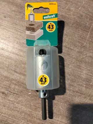 Wolfcraft Corona Perforación de varios diámetros.