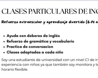 Clases particulares de inglés en Toledo