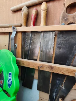 Herramientas de ebanistería carpinteria madera