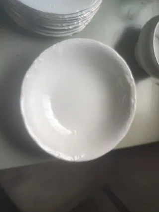 Vajilla Alhambra Porcelana Blanca