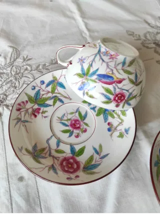 2 Tazze dipinte a mano fine '800