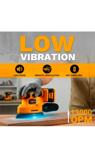 Lijadora Orbital Inalámbrica DEKO