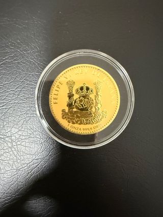 Moneda Oro España Felipe VI 1 Onza 999,9