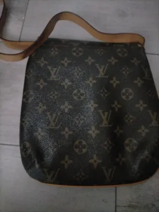 Bandolera Louis Vuitton Monogram Marrón Beige