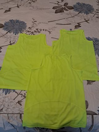 Set 3 pettorine canottiere allenamento 9-10 anni