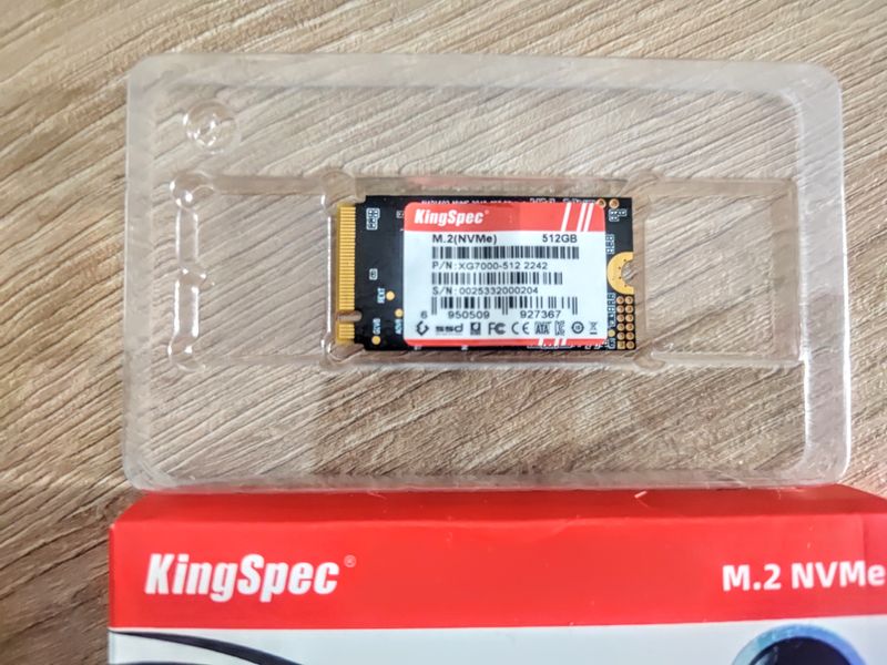 SSD KingSpec XG7000 2242 512GB NVMe PCIe 4.0