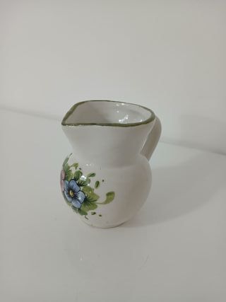 Piccola Caraffa Vintage Ceramica Smaltata
