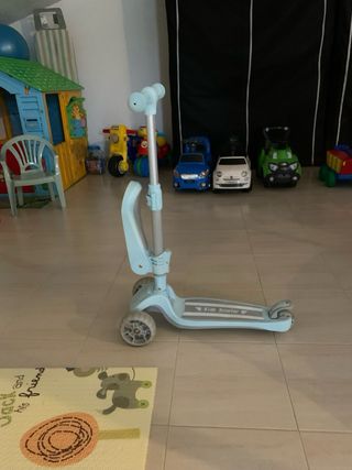 Patinete infantil 3 ruedas azul