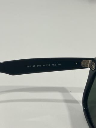 Gafas de Sol Ray-Ban Wayfarer Negras ORIGINALES