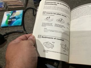 Reproductor Sony MiniDisc MZ-B50 grabador + extras