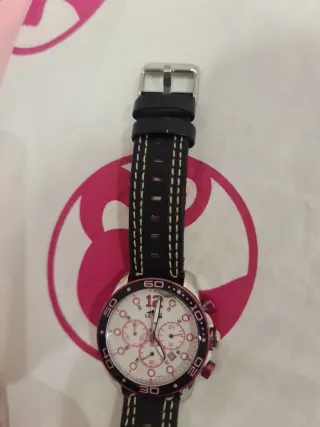 Reloj Lotus Mujer Negro y Rosa