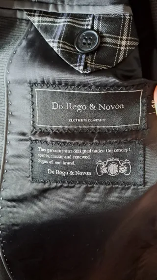 Chaqueta traje gris Do Rego & Novoa, talla 38
