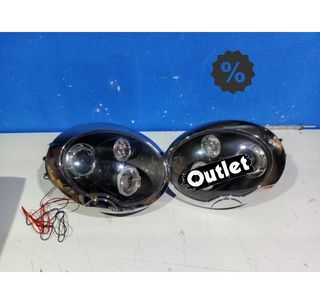 VE FAROS MINI COOPER 01-06 OJOS ANGEL NEGROS R012602C1