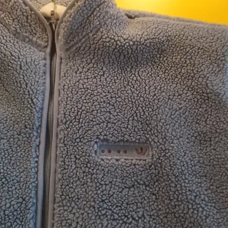 Chaqueta Polar Adidas Sherpa Azul Talla M