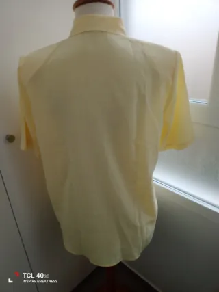 Camisa de señora amarilla