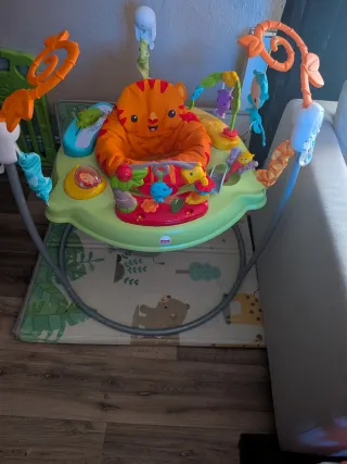 Saltador Fisher Price Tigre Naranja