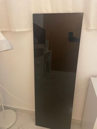Tablero de vidrio negro para mueble 120*40 cm