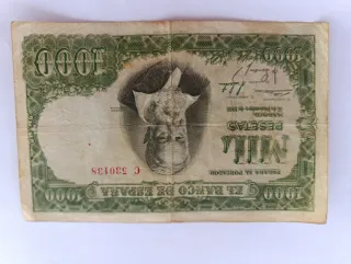 Billete 5000 Pesetas Banco de España 1976