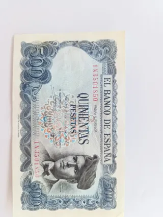 Billete 5000 Pesetas Banco de España 1976