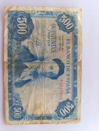 Billete 5000 Pesetas Banco de España 1976