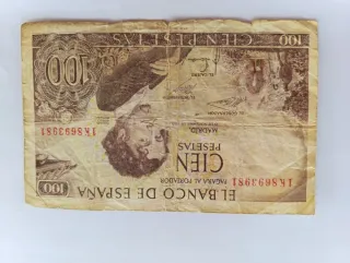 Billete 5000 Pesetas Banco de España 1976