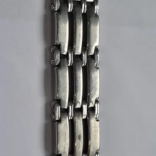 Pulsera Vaneli Acero y Oro