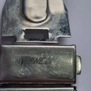 Pulsera Vaneli Acero y Oro