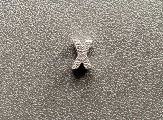 Charm Pandora Letra X Plata original