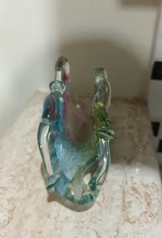 Portatovaglioli in vetro di Murano colorato