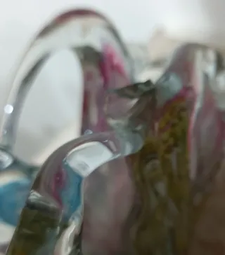 Portatovaglioli in vetro di Murano colorato