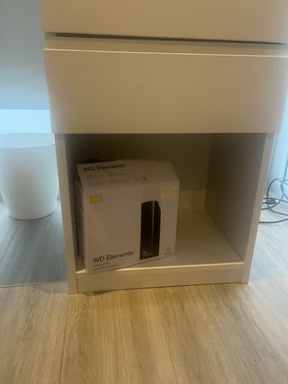 Mesa de estudio DM lacada en blanco