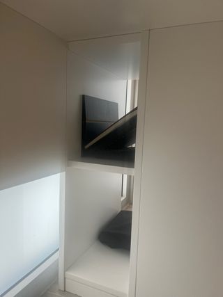 Mesa de estudio DM lacada en blanco