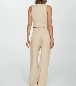 Chaleco Mango Lyocell Crop Talla M