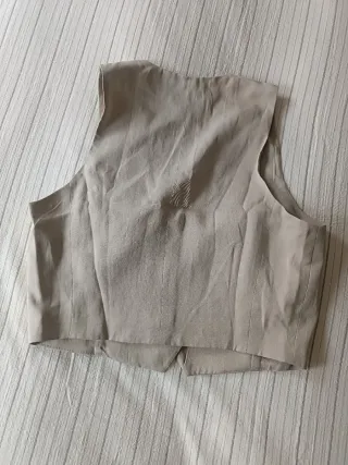 Chaleco Mango Lyocell Crop Talla M