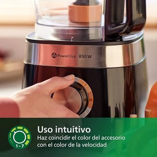 Philips Robot de Cocina Compacto y Licuadora 850W