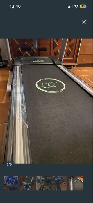 Cinta de Correr Cecotec con cinta de masaje