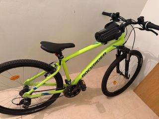 Bicicletas Rockrider Gris y verde