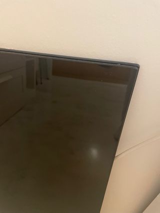 Tablero de vidrio negro 60x40cm